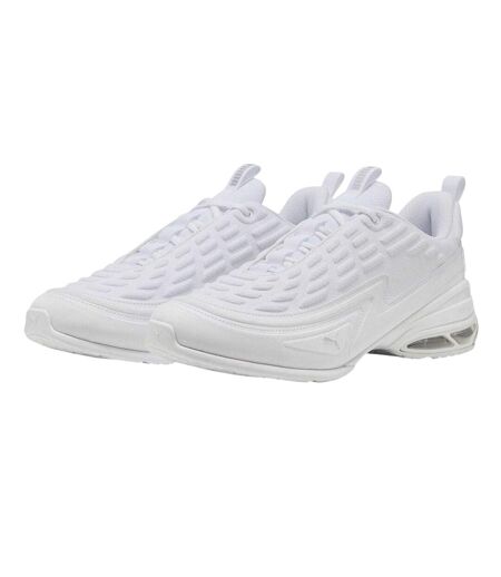 Mens Meza Logo Trainers White Puma