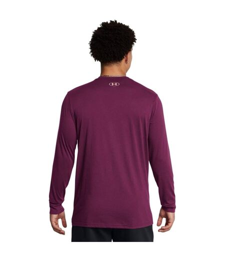 T-shirt Manches Longues Motif/style Taureau Project Rock Brahma Homme Violet Under Armour