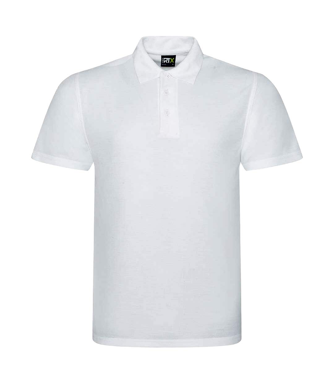 T-shirt polo hommes blanc PRO RTX