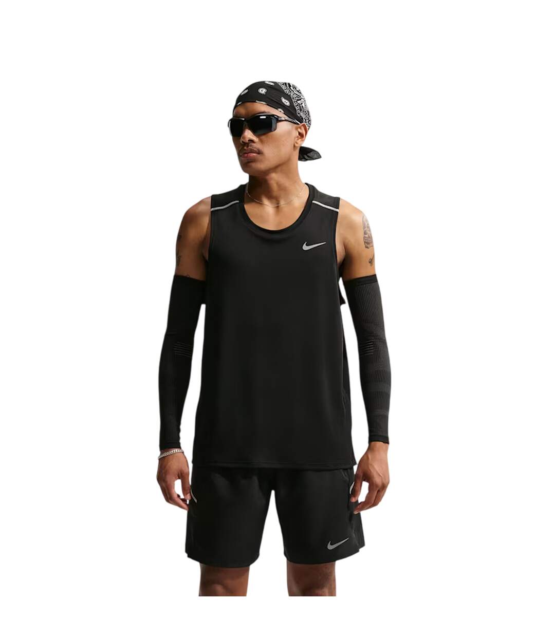 Mens Miler Tank Top Black Nike-2