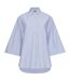 Womens/ladies Rhodes Striped Shirt White Marine French Connection-2
