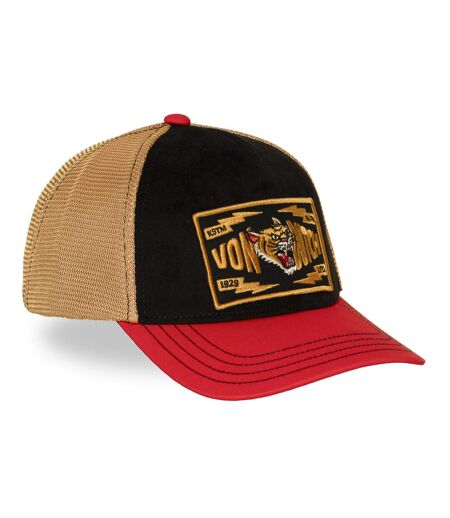 Casquette baseball premium en velours avec filet & écusson Wild Tiger Vondutch