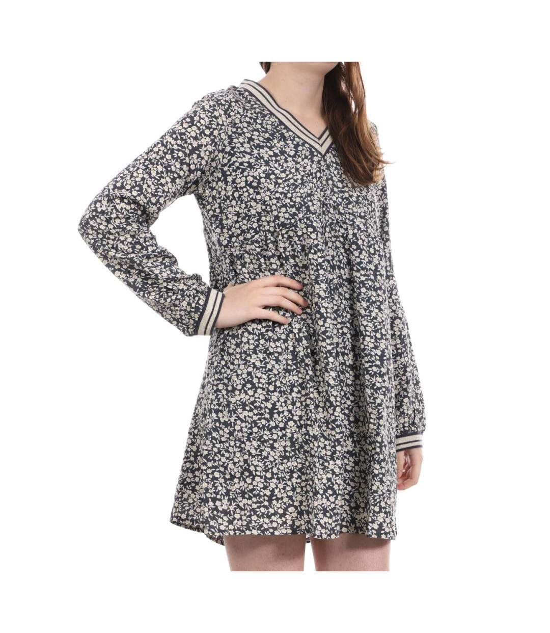 Robe Bleu à fleurs Femme Les Tropéziennes Melanotte - L-1