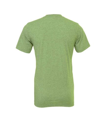 T-shirt adulte vert clair chiné Bella + Canvas