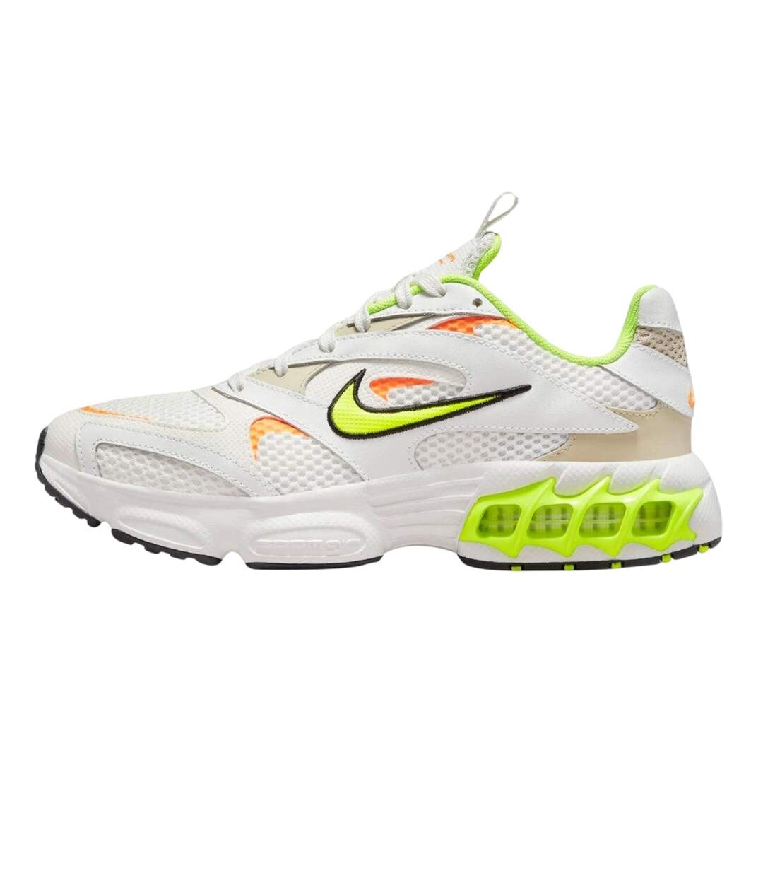 Womens/ladies Zoom Air Fire Trainers White Yellow Nike-3