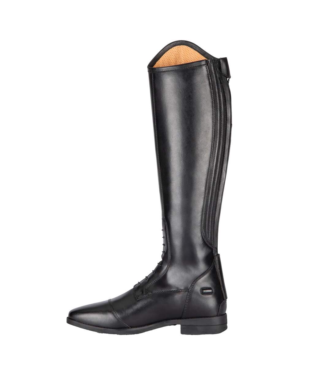 Bottes hautes d'équitation ortona homme noir Moretta-3