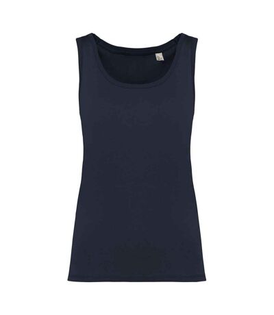 Womens/ladies Tank Top Navy Blue Native Spirit