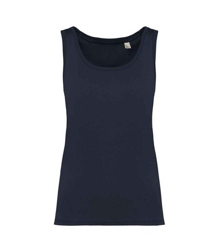 Womens/ladies Tank Top Navy Blue Native Spirit