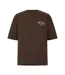 Mens Campus Atelier T-shirt Brown Ecru Belier-1