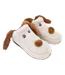 Chaussons Motif/style Chien Femme Marron Clair K Collection-1