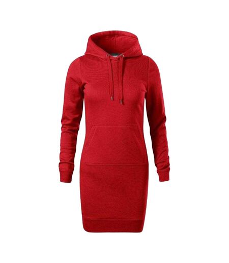 Robe À Capuche Snap Femme Rouge Malfini