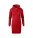 Robe À Capuche Snap Femme Rouge Malfini-1