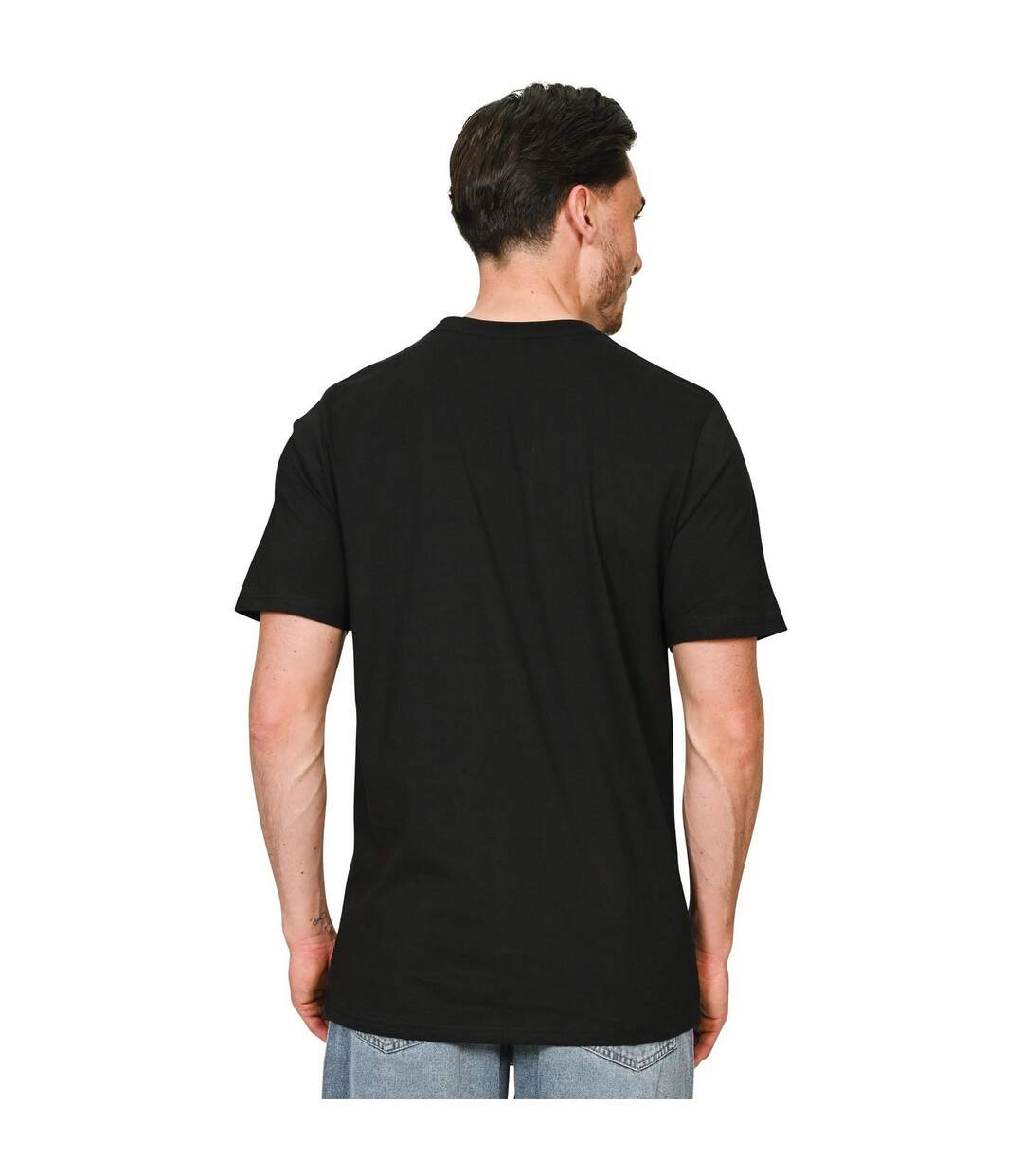 T-shirt Adulte Noir Casual Classics-4