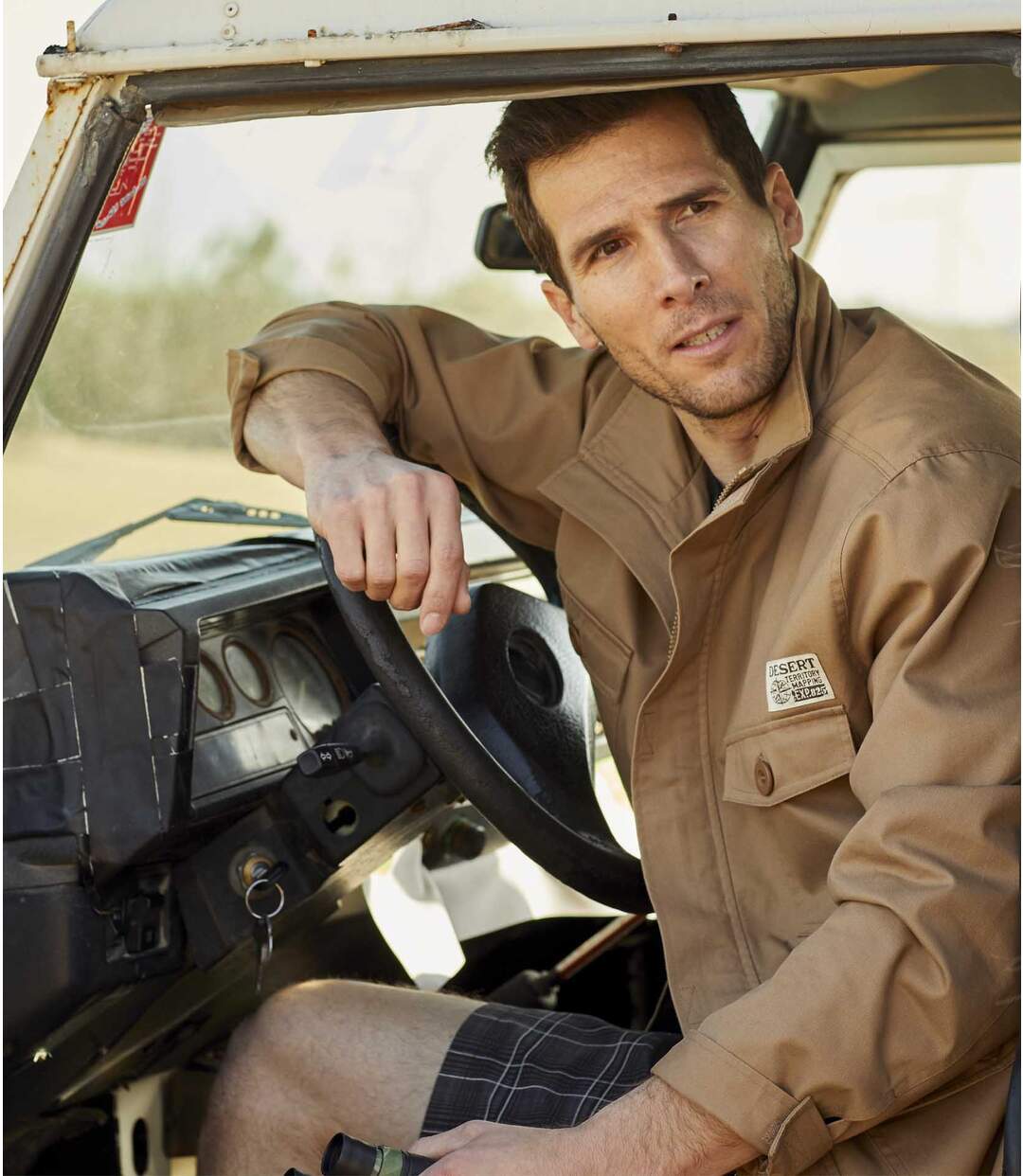 Ľahká bunda v safari štýle Púštna búrka Atlas For Men