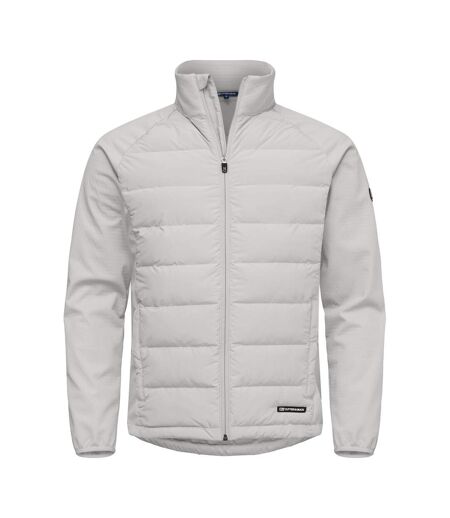 Mens Oak Harbor Padded Jacket Silver Cutter & Buck