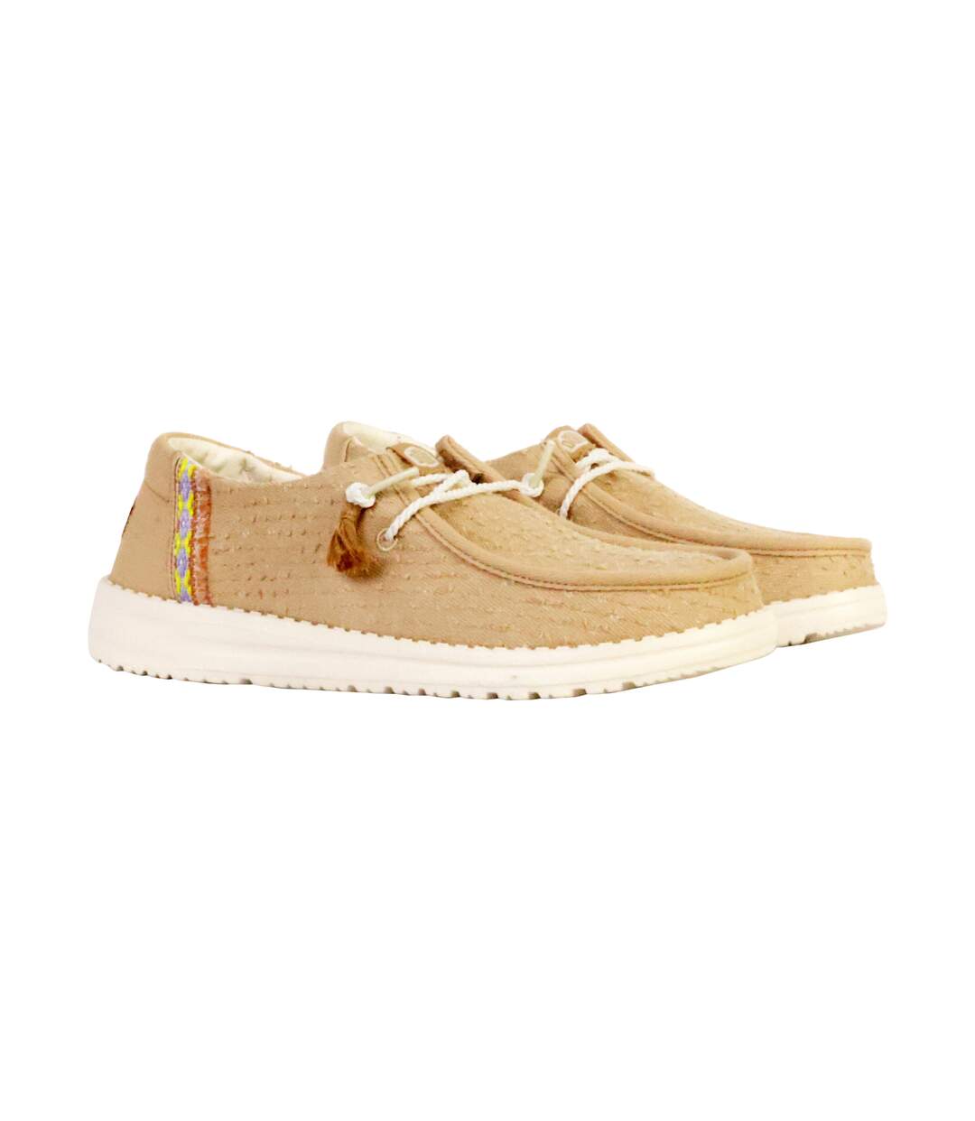 Mocassin à Lacets Hey Dude Wendy Perf Canvas-3