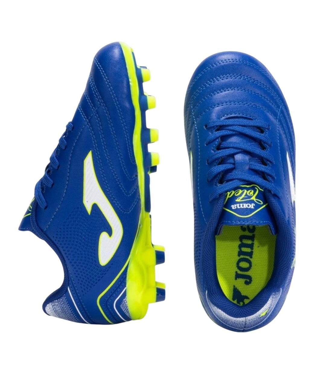 Childrens/kids Toledo Firm Ground Football Boots Blue Joma-4