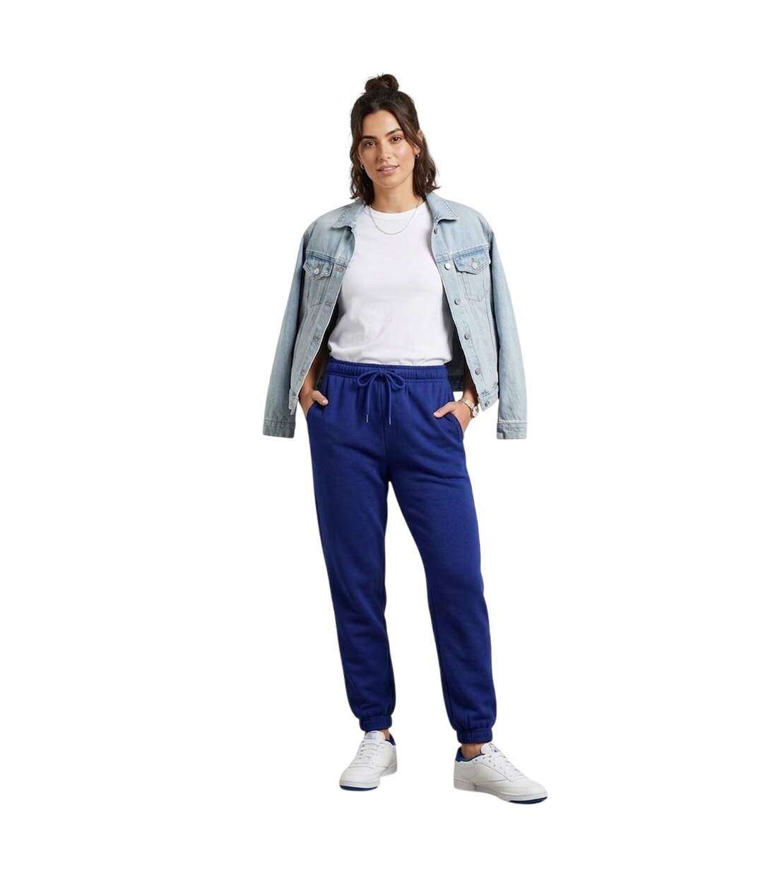 Pantalon De Jogging Femme Bleu Pieces-1