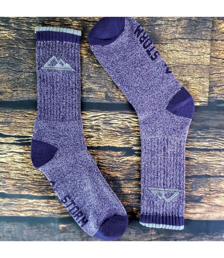 3 Pr Chaussettes Randonnée Femme Coton Respirantes