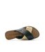 Claquettes croisées noires femme chattawak brana-4