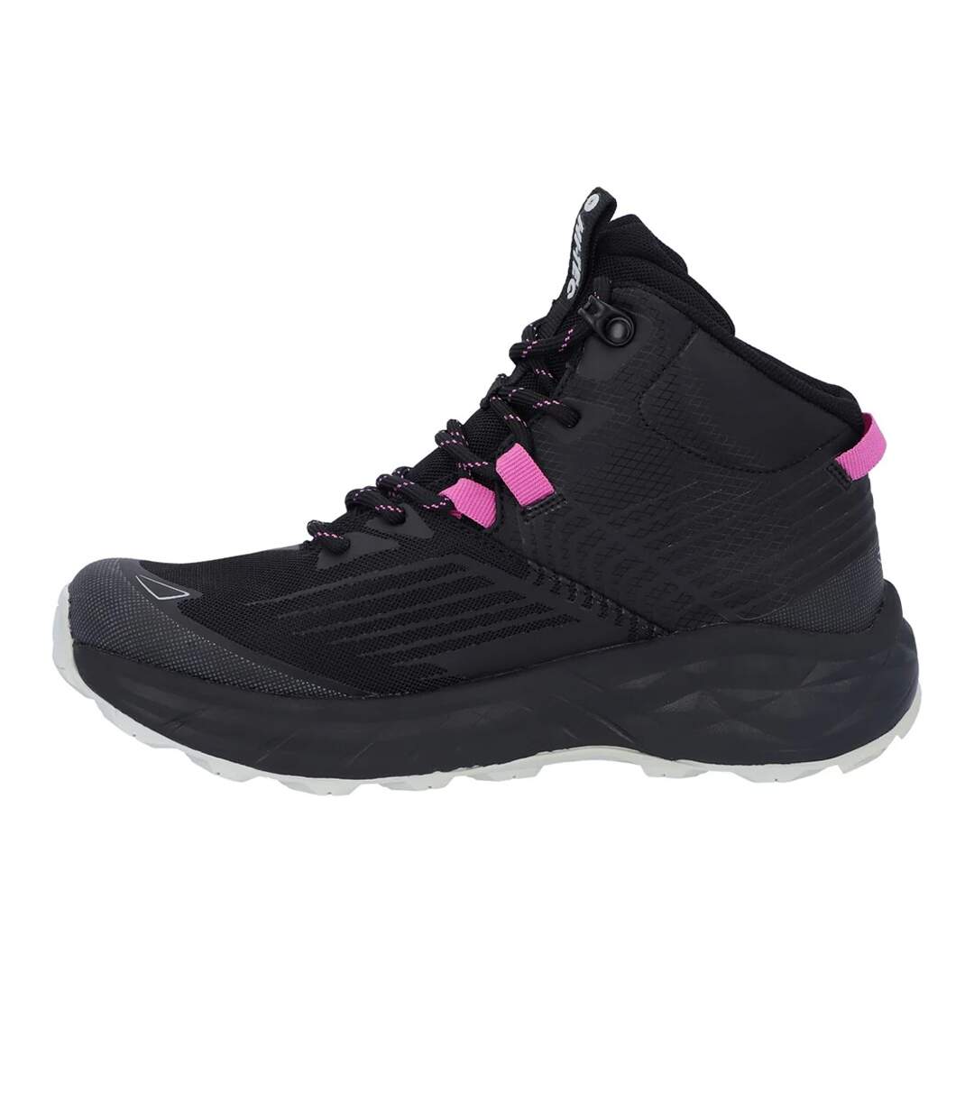 Baskets fuse trail homme noir / gris / rose foncé Hi-Tec-3