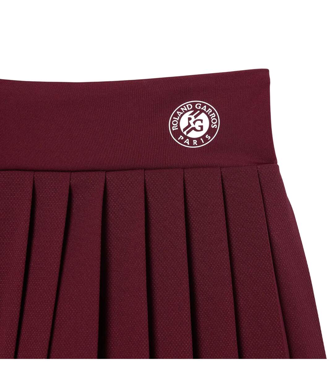 Womens/ladies Roland Garros Edition Sports Pleated Tennis Shorts Purple Lacoste-3