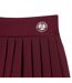 Womens/ladies Roland Garros Edition Sports Pleated Tennis Shorts Purple Lacoste-3