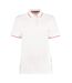 Polo St Mellion Femme Blanc Rouge Kustom Kit-1