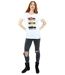 Disney Femme/Les femmes Cars Racer Profile Coton Boyfriend T-Shirt (Blanc) - UTBI16132-4