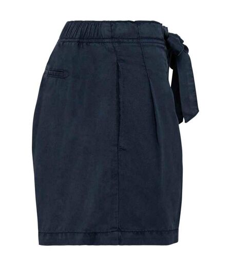 Short femme bleu marine délavé Spasso