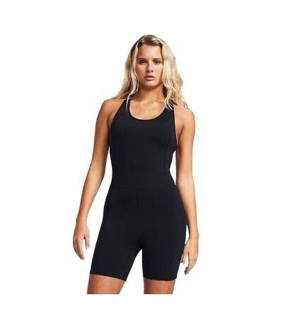 Womens/ladies Meridian Short Bodysuit Black Under Armour