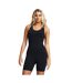 Womens/ladies Meridian Short Bodysuit Black Under Armour-1