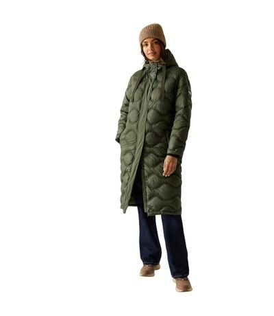 Doudoune Motif/style Matelassé Embrie Femme Kaki Foncé Regatta