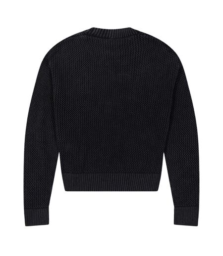 Mens Knitted Lightweight Jumper Jet Black Represent