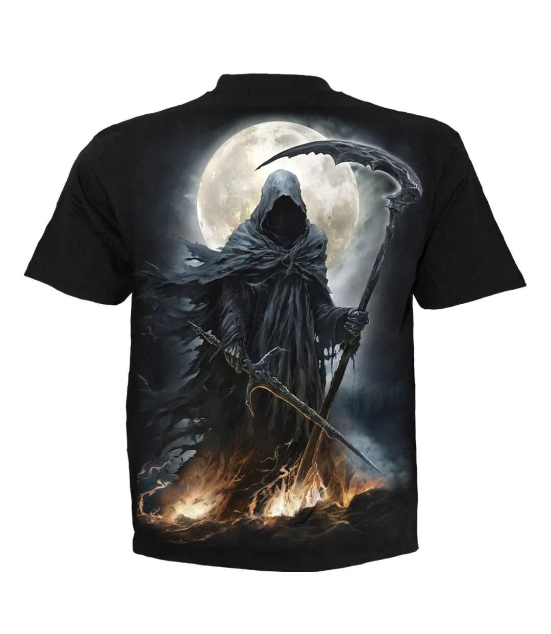 T-shirt shadow rider adulte noir Spiral Direct-2