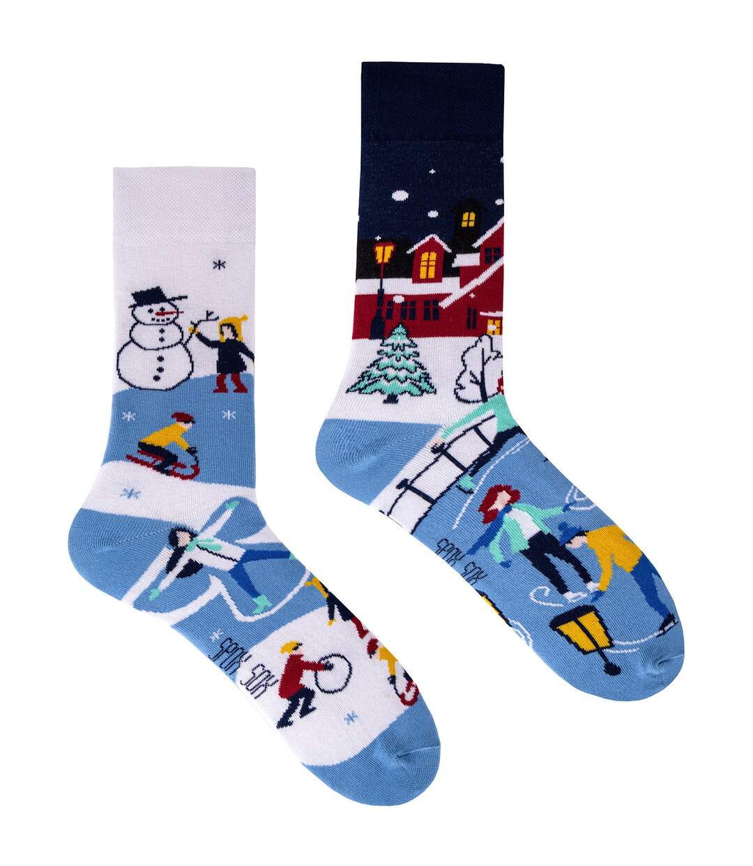 SPOX SOX - Unisex Novelty Socks - Winter Sport