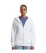 Sweat À Capuche Duveteux Femmes/ladies Blanc Build Your Brand-1