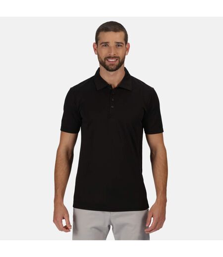 Mens Recycled Polo Shirt Black Regatta Professional