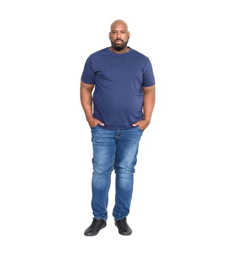 Duke Mens D555 Kingsize Flyers-1 Crew Neck T-Shirt (Navy) - UTDC143