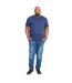 Duke Mens D555 Kingsize Flyers-1 Crew Neck T-Shirt (Navy) - UTDC143-1
