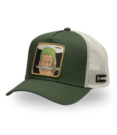 Casquette trucker avec filet en sergé de coton One piece Zoro Capslab
