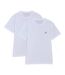 Lot de 2 t-shirts blanc homme calvin klein monologo - l-2
