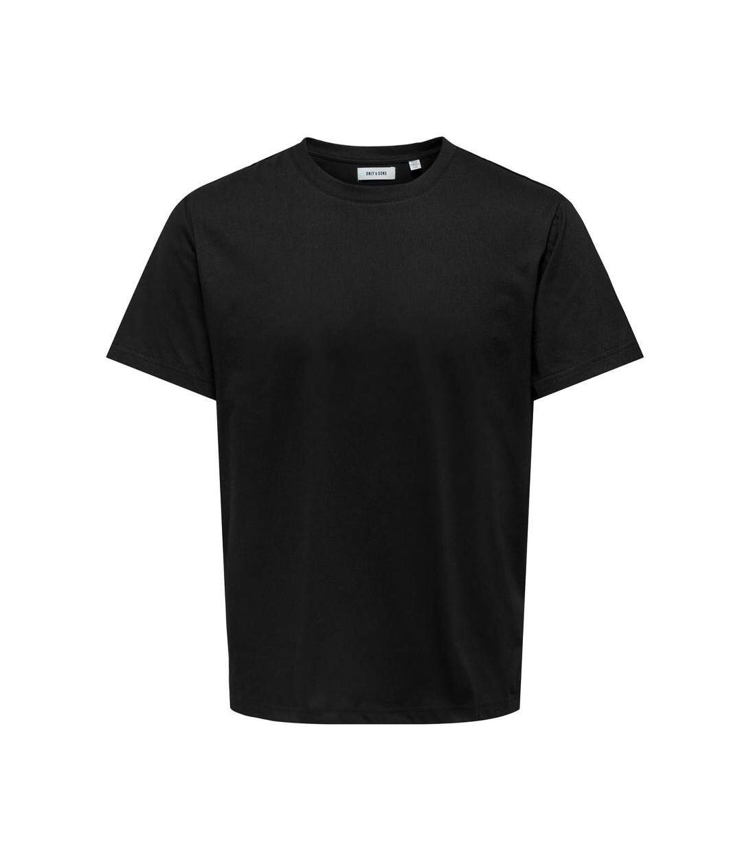 T-shirt noir homme only & sons jeff - m-1