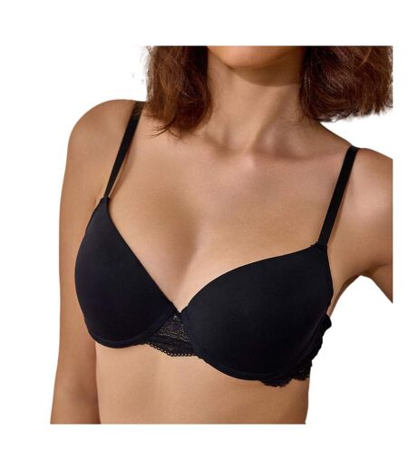 Soutien-Gorge noir fushia femme les petites bombes louna - 100c