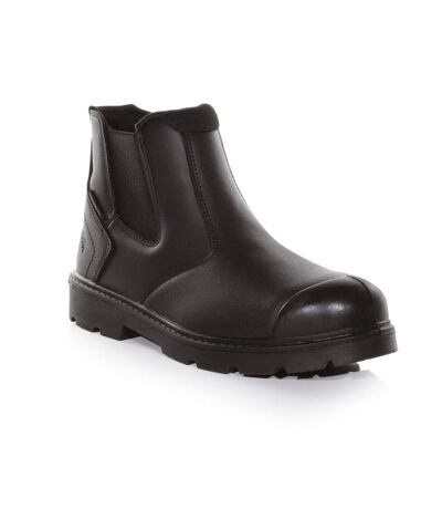 Regatta Mens Waterproof Action Leather Dealer Boots (Black) - UTRG9141