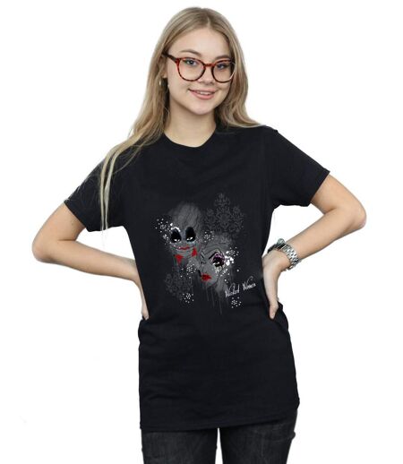 Disney - T-shirt VILLAINS WICKED WOMEN - Femme (Noir) - UTBI16884