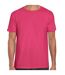 T-shirt manches courtes homme rose Gildan