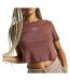 T-shirt Marron Femme Adidas 2000 Luxe - 42