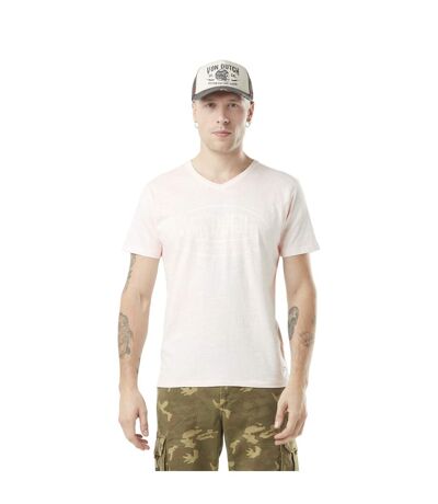 T-shirt homme col v avec logo en coton Tyron Vondutch