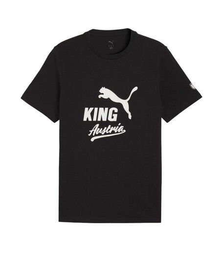 Mens King Austria Fc T-shirt Black White Puma